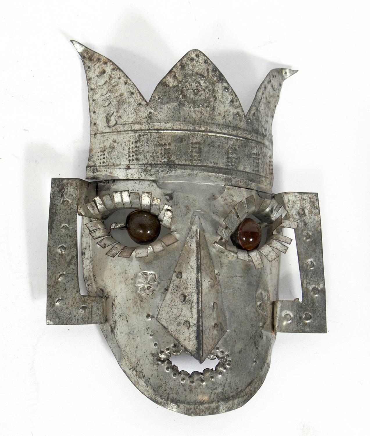Copper Collection of Handmade Mexican Folk Art Masks