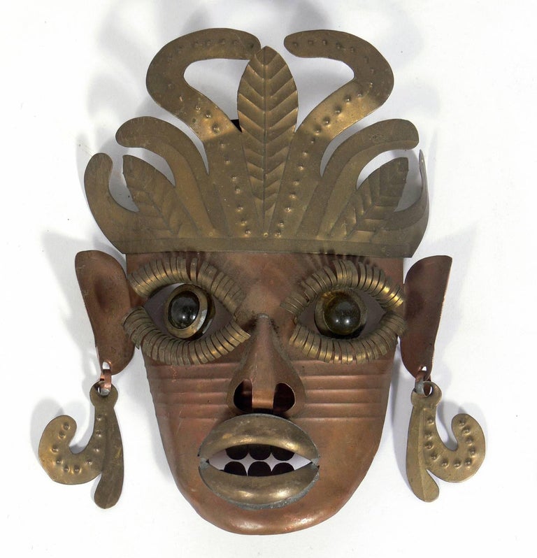 Collection of Handmade Mexican Folk Art Masks at 1stDibs art masks