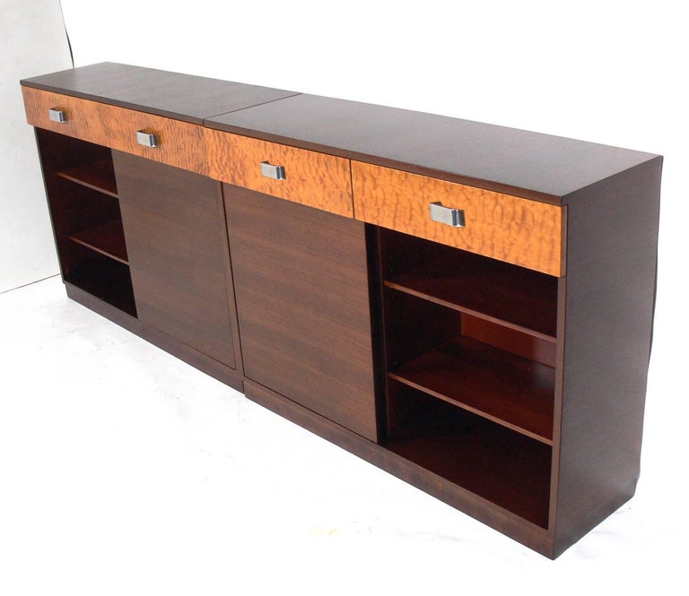 Pair of Rare Art Deco Credenzas by Russel Wright for Heywood Wakefield