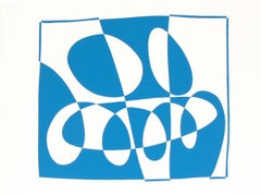 Abstract Lithograph by Josef Albers from Formulation and Articulation