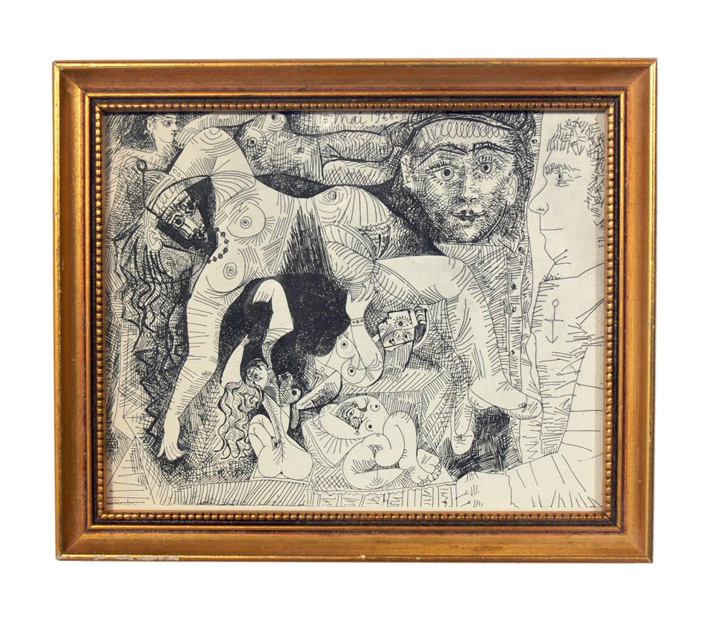 Selection of Pablo Picasso Erotic Prints In Good Condition In Atlanta, GA