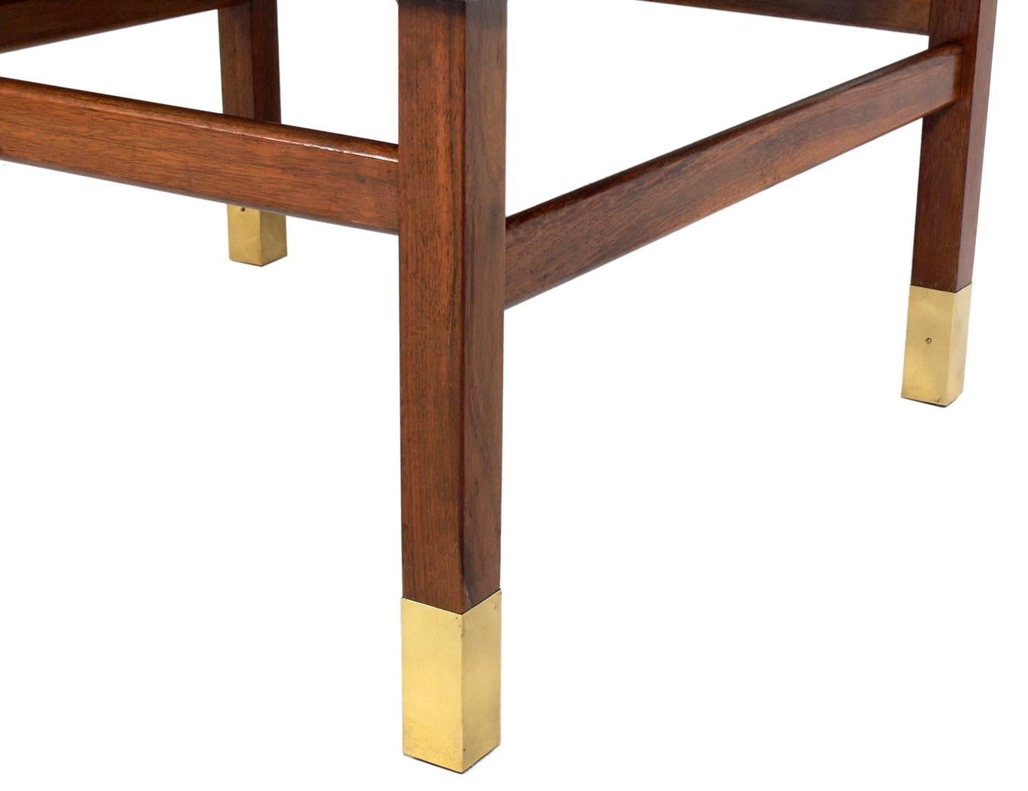 Mid-Century Modern Clean Lined Stool in the Manner of Harvey Probber For Sale