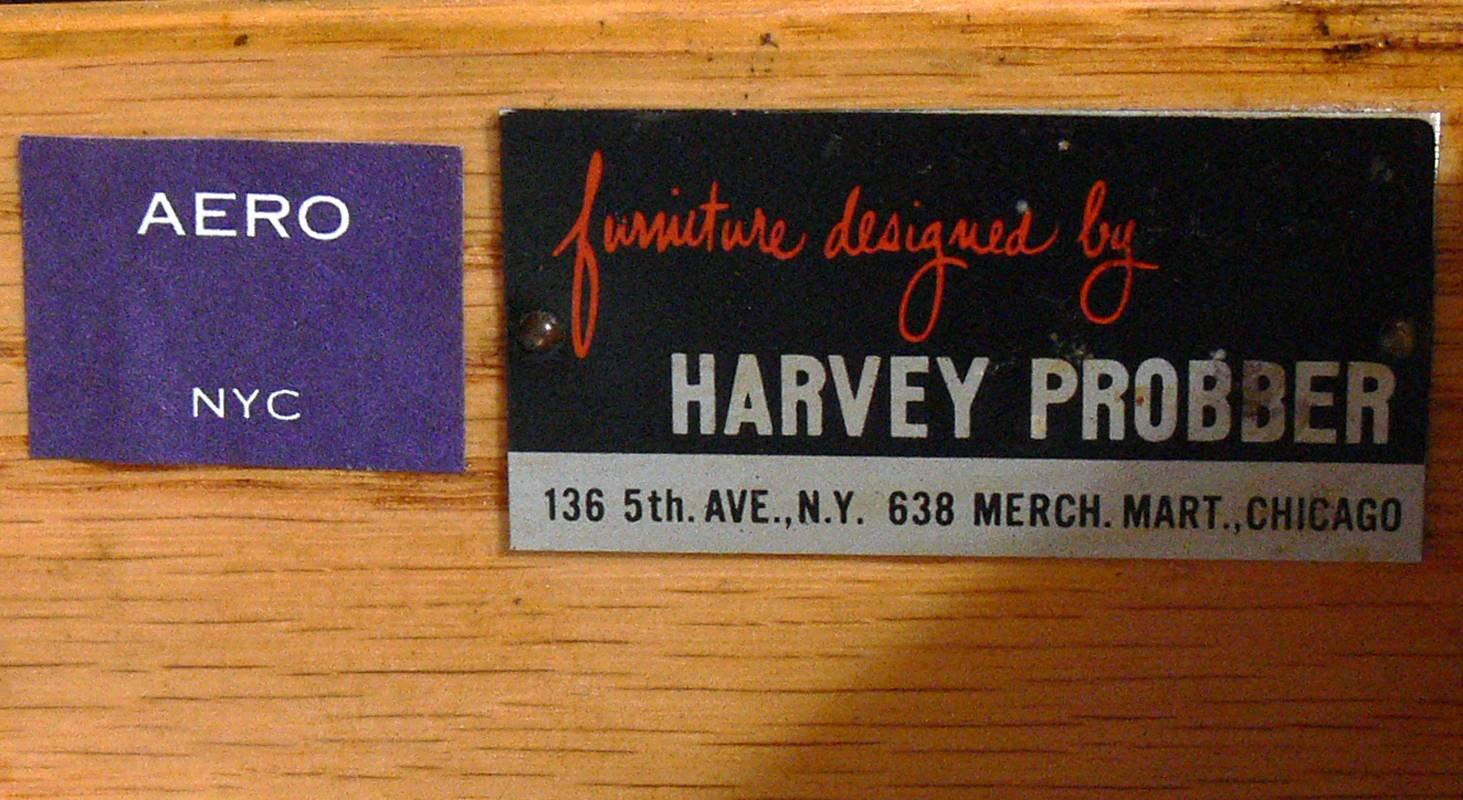 American Harvey Probber Two-Part Cabinet or Credenza