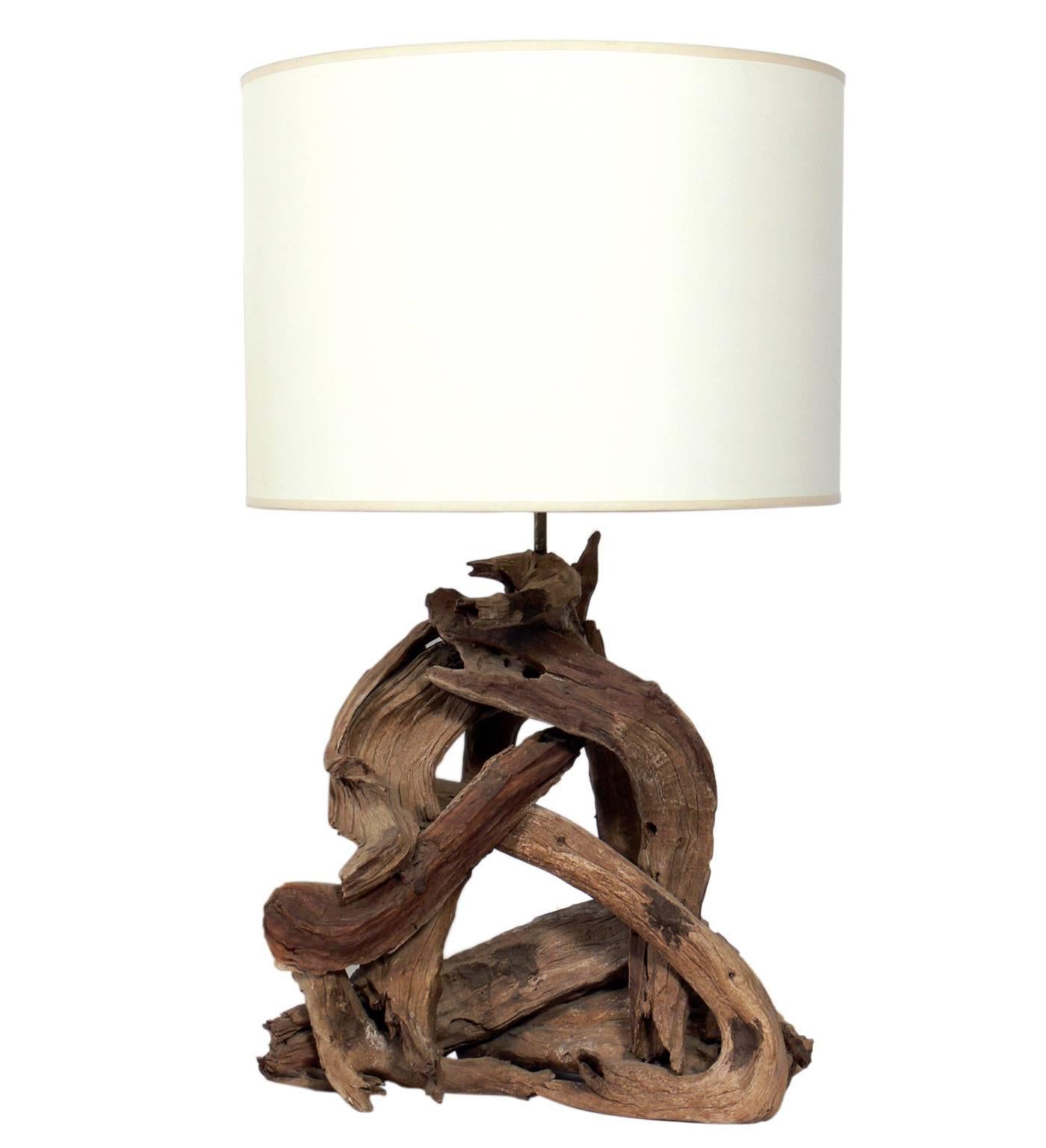 Selection of Sculptural Driftwood Lamps In Good Condition In Atlanta, GA