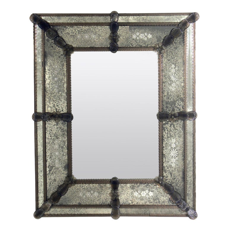Vintage Antique Venetian Octagon Mirror At 1stdibs Large Scale Ornate Venetian Mirror