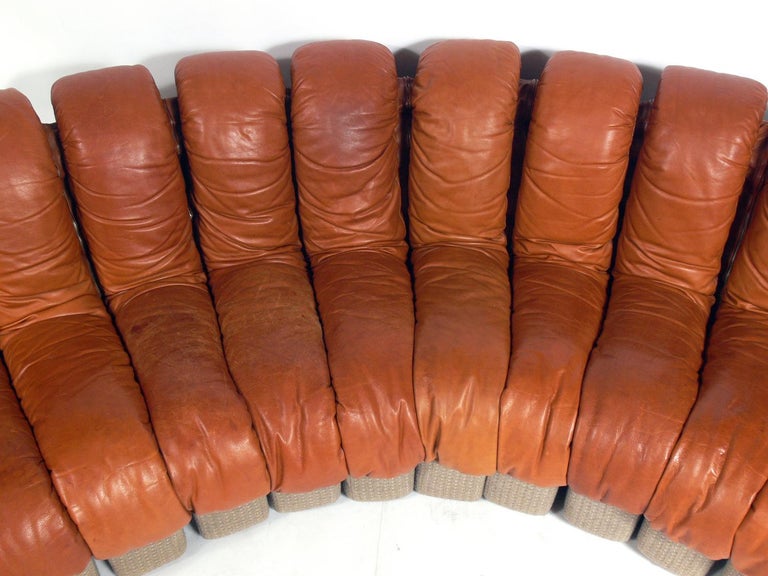 cognac leather sectional aniline leather de sede cognac leather sectional aniline leather de sede