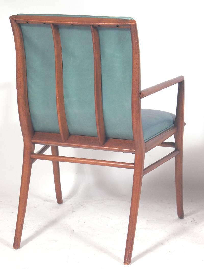 Mid-Century Modern Set of Six Klismos Dining Chairs by T.H. Robsjohn-Gibbings