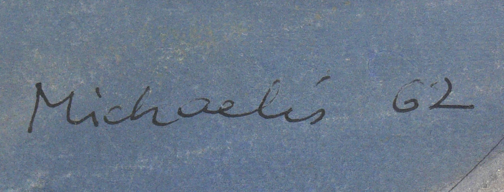 Eine Auswahl von Aquarellfarben von Jochen Michaelis (Moderne der Mitte des Jahrhunderts)