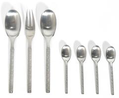 Danish Modern Prado Flatware Set Designed by Jens Quistgaard for Dansk
