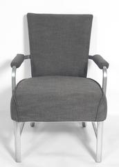 Pair of Goodform Art Deco Aluminum Lounge Chairs