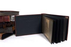 Collection of Leather Bound Art Deco Photo Albums of European Travel