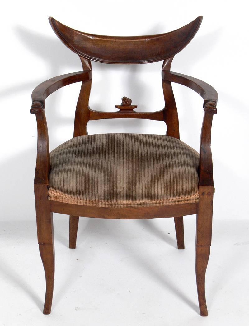 American Selection of Hollywood Regency Desk Chairs  For Sale