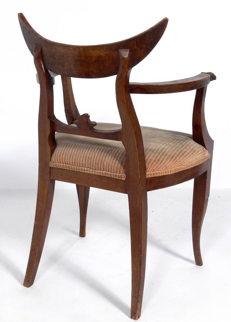 Selection of Hollywood Regency Desk Chairs  In Good Condition For Sale In Atlanta, GA