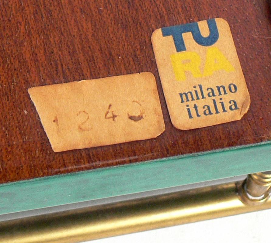 Mid-20th Century Aldo Tura Italian Bar Cart 