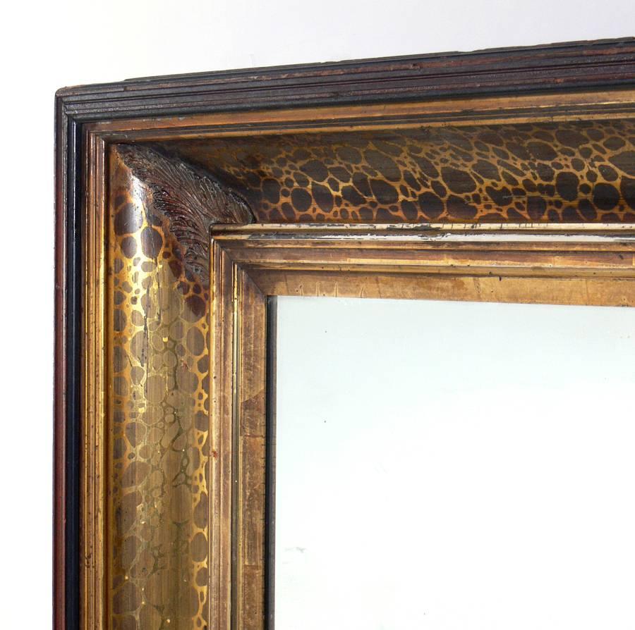 Hollywood Regency 19th Century Gilt Mirror 