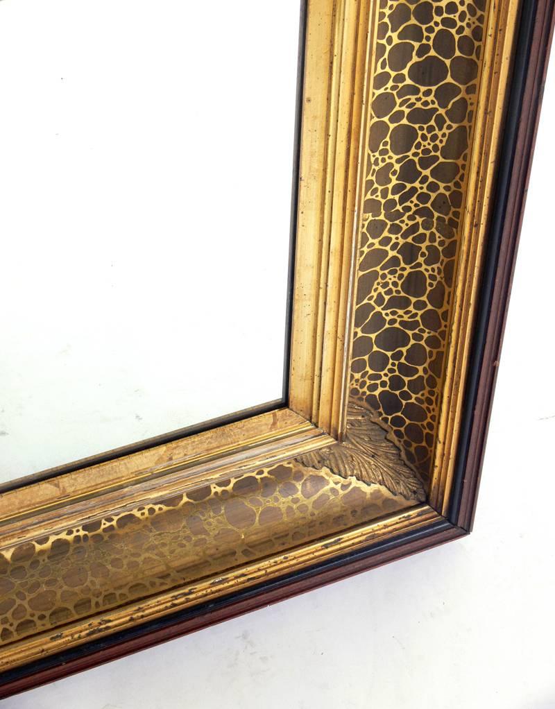 American 19th Century Gilt Mirror 