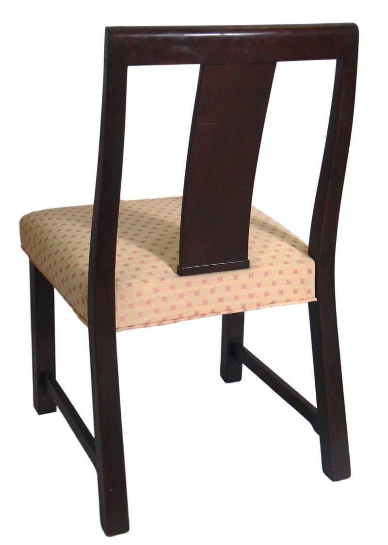 American Set of Twelve Dining Chairs Designed by Edward Wormley for Dunbar