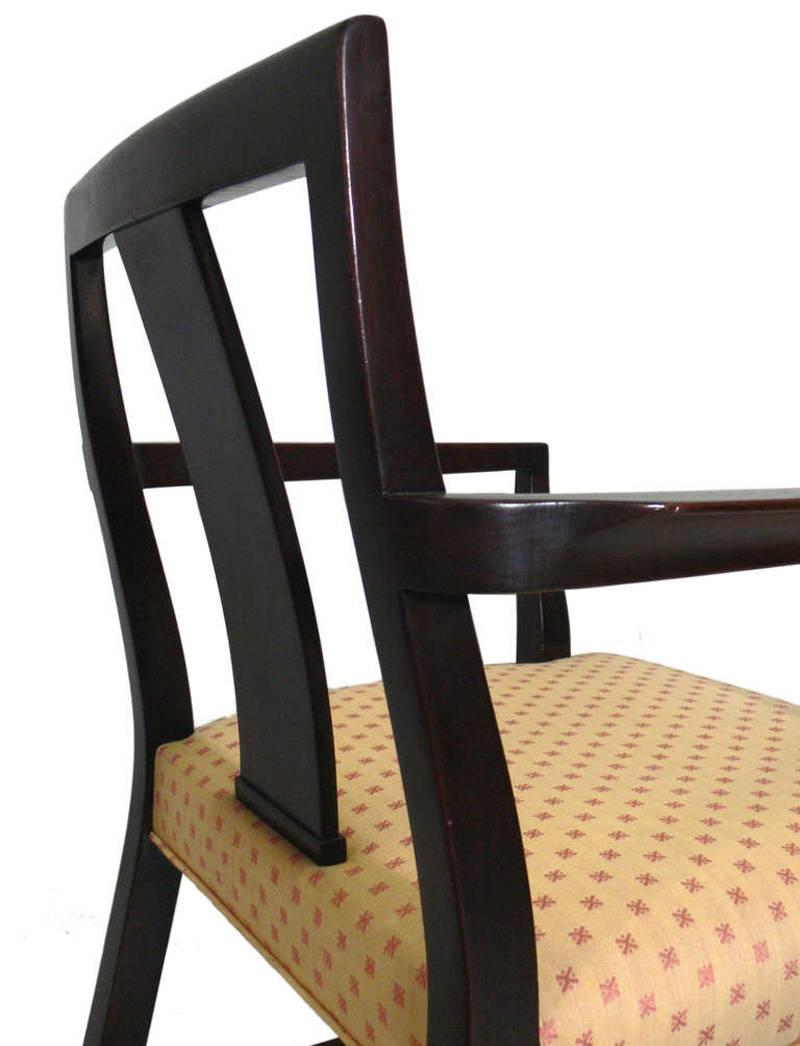 Mid-20th Century Set of Twelve Dining Chairs Designed by Edward Wormley for Dunbar