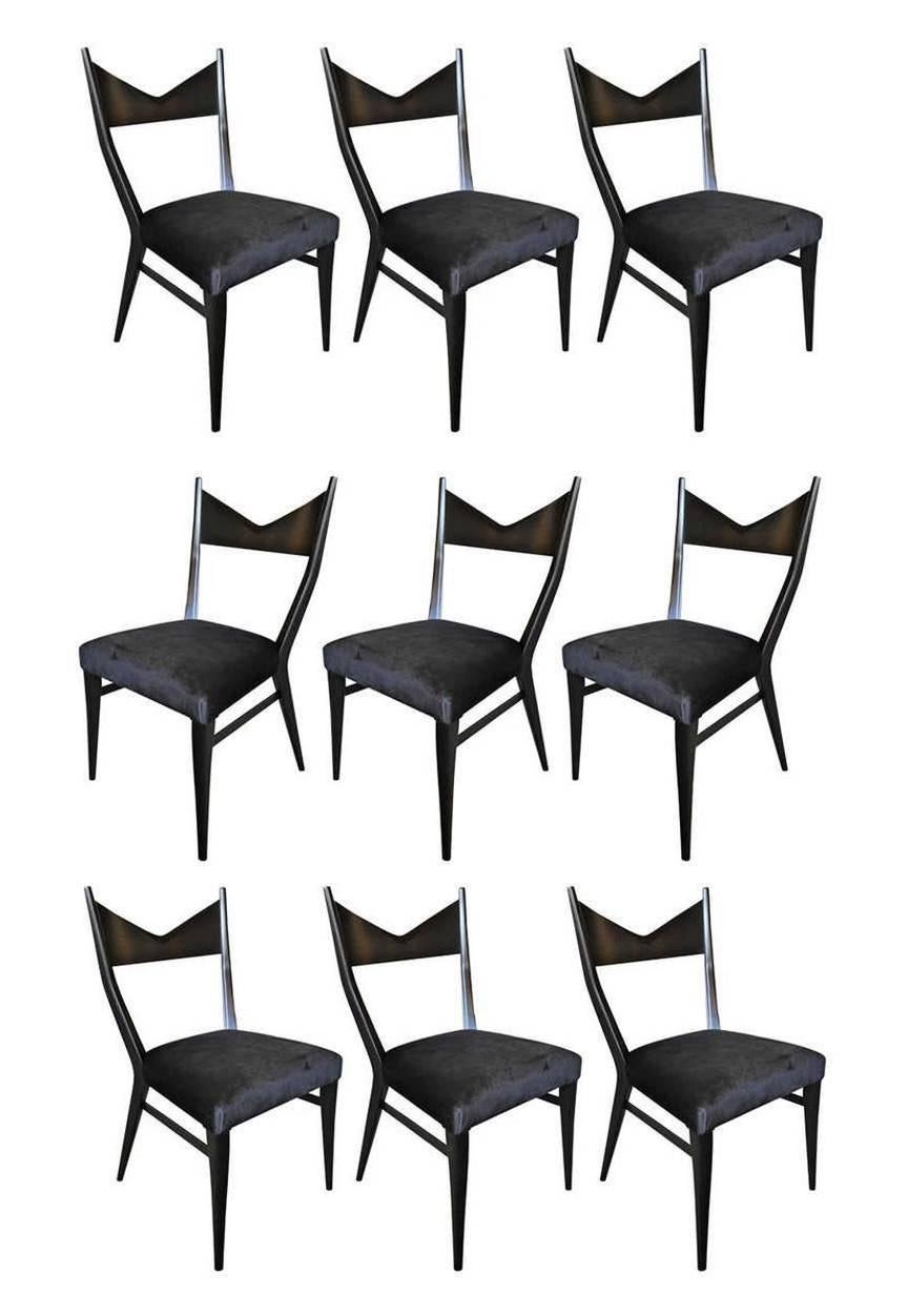American Set of Twelve Sculptural Dining Chairs by Paul McCobb for Calvin