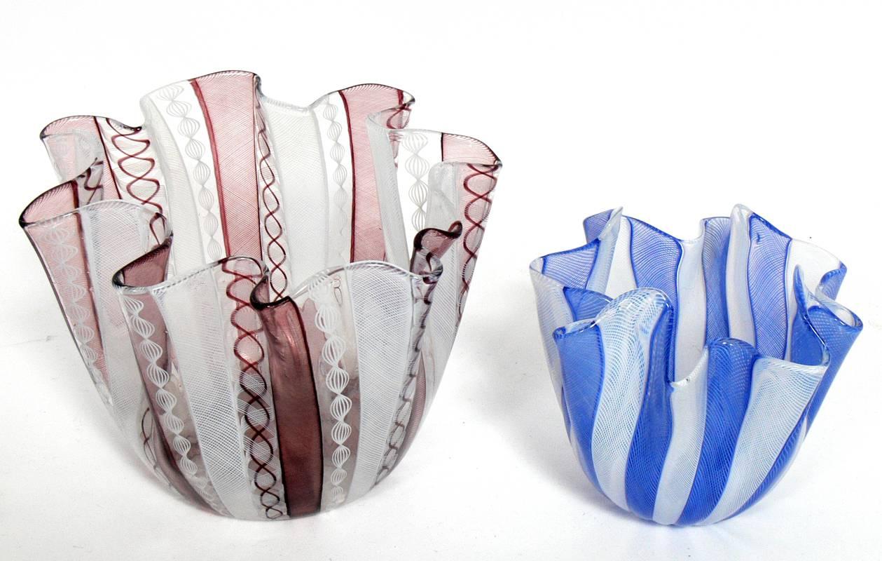 Mid-20th Century Selection of Art Glass Vases and Bowls