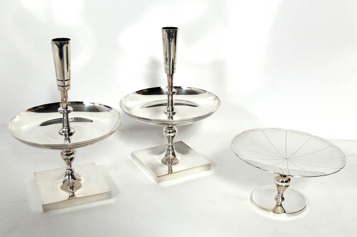 Selection of Modernist Candlesticks In Good Condition In Atlanta, GA