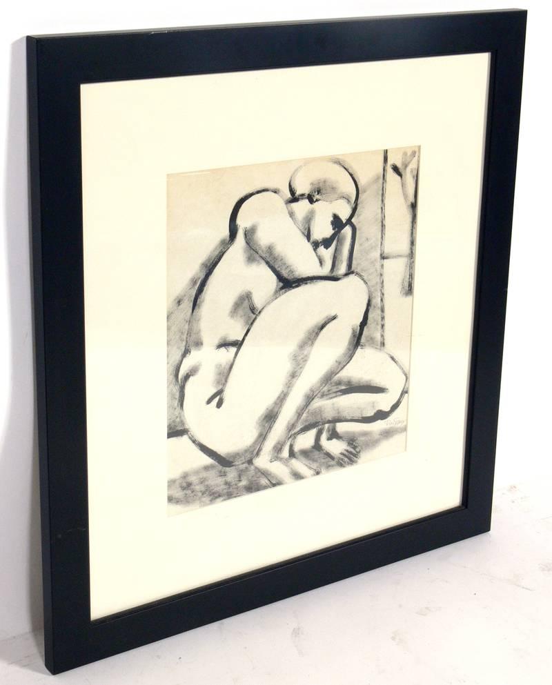 American Selection of Black and White Nude Artwork For Sale