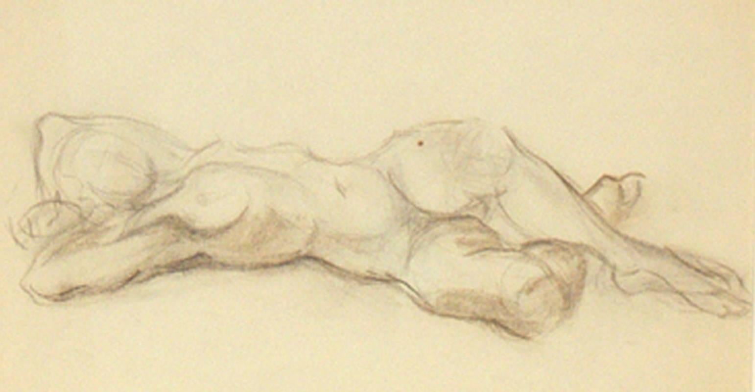 Selección de obras de arte de desnudos en blanco y negro en venta 3