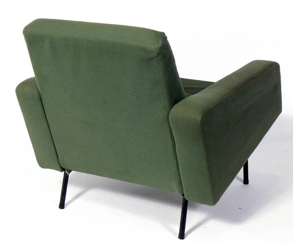French Pair of Modern Lounge Chairs by Pierre Guariche for Airborne