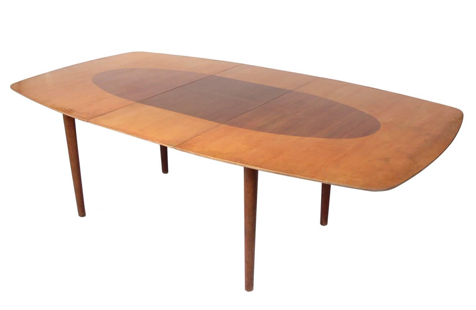 Danish Modern Dining Table and Four Chairs by Finn Juhl 1