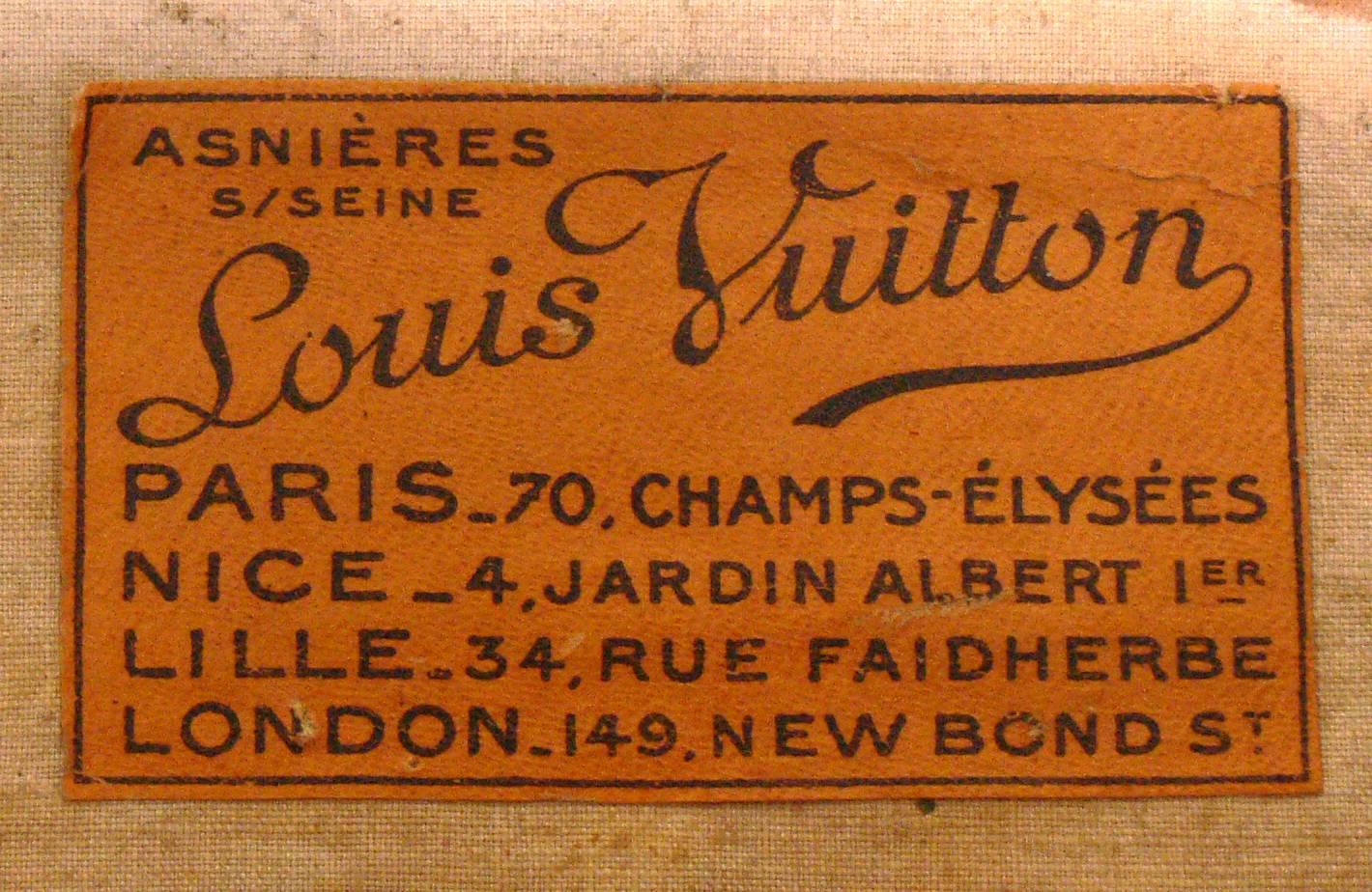 Early 20th Century Louis Vuitton Wardrobe Steamer Trunk