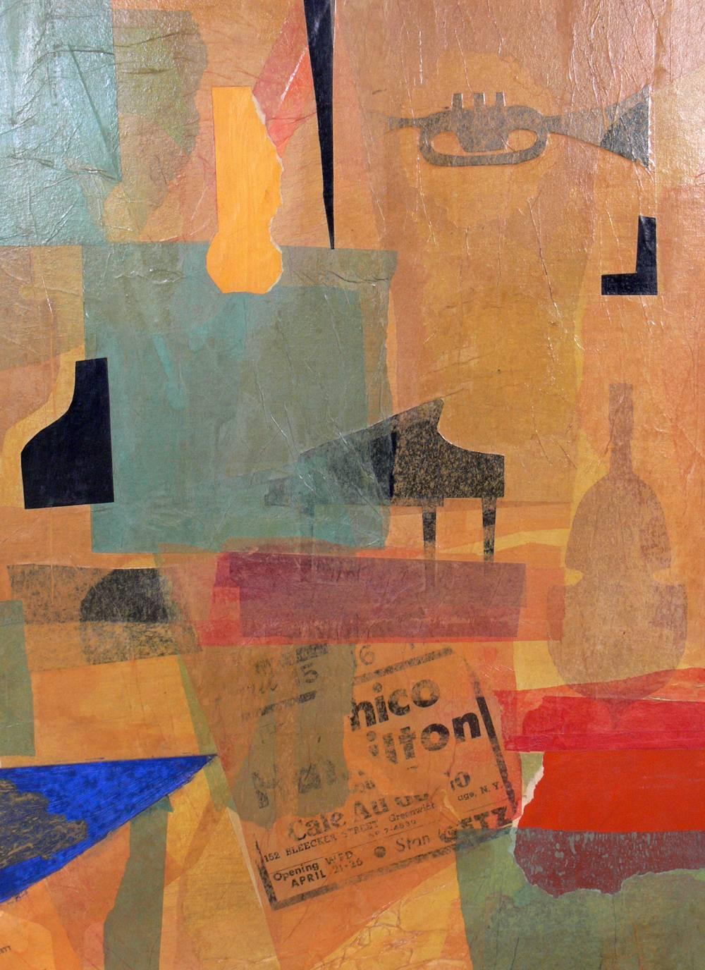 Sélection de peintures sur le thème du jazz du milieu du siècle dernier Bon état - En vente à Atlanta, GA