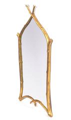Vergoldete Äste Spiegel von Carol Canner für Carvers Guild