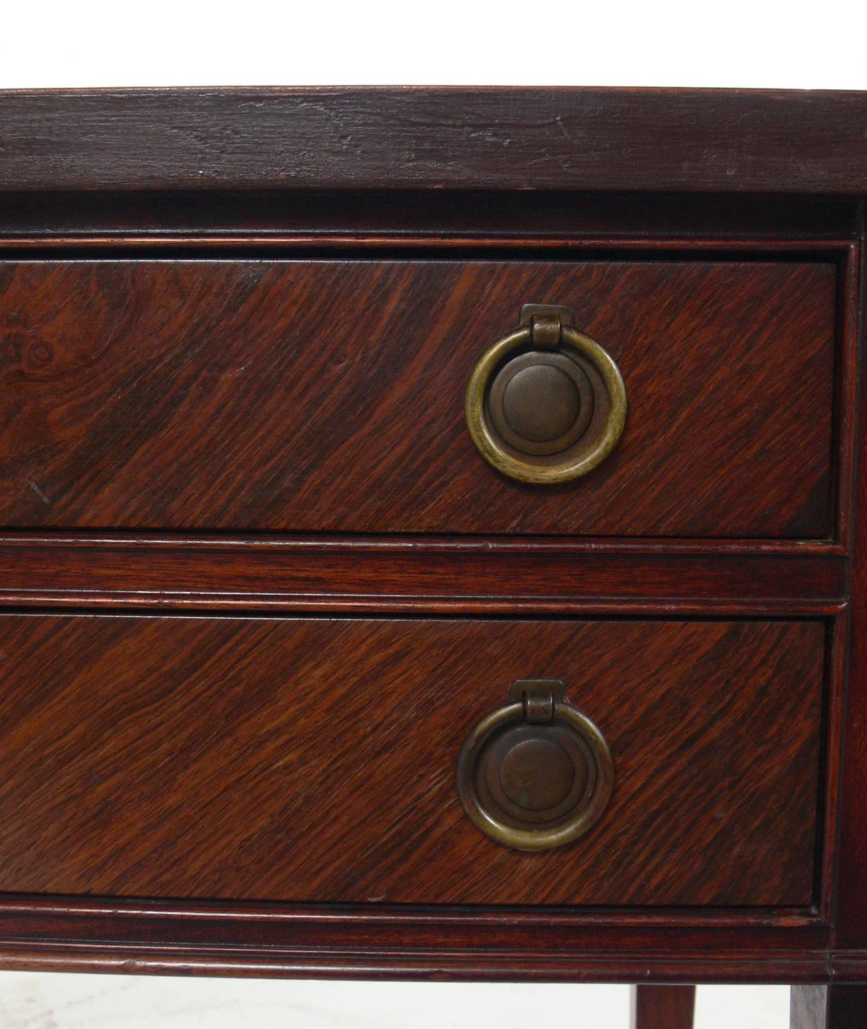 Mid-20th Century Clean Lined Danish Modern Rosewood Console