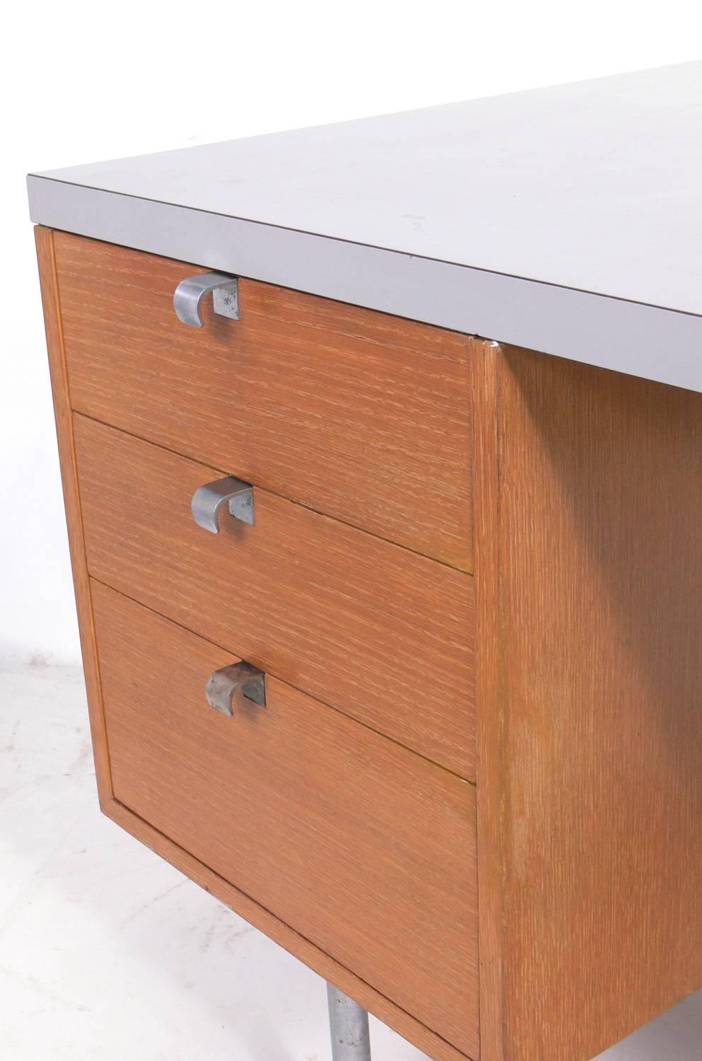 American Clean Lined Desk Designed by George Nelson for Herman Miller