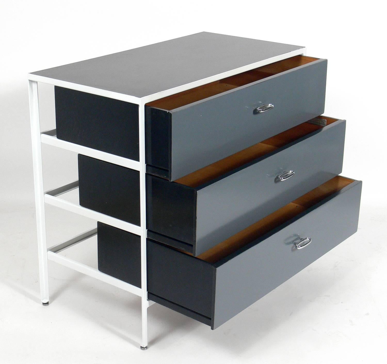 Mid-Century Modern Pair of Modern Chests Designed by George Nelson for Herman Miller