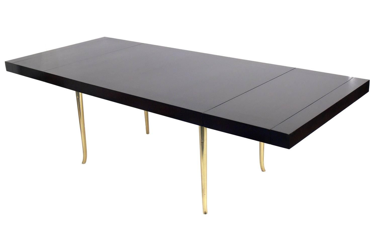 brass leg dining table