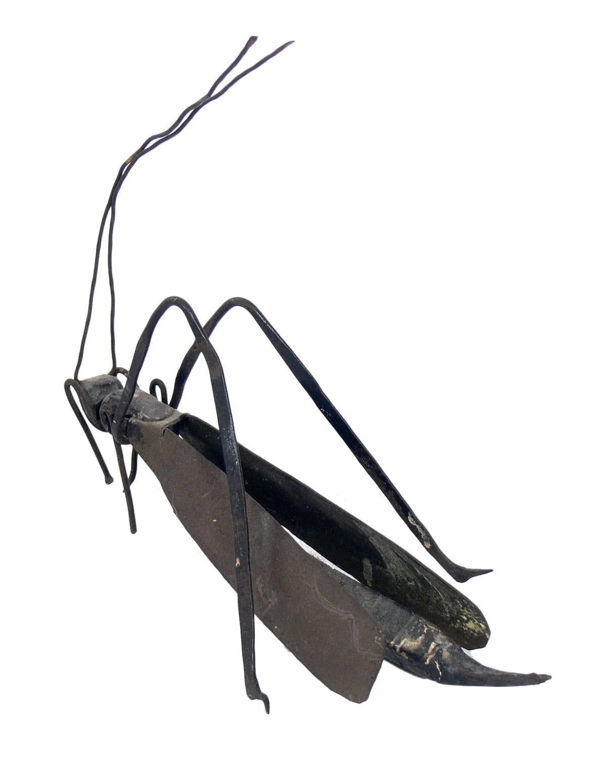 Chinese Export Group of Late 19th Century Japanese Iron and Brass Insects
