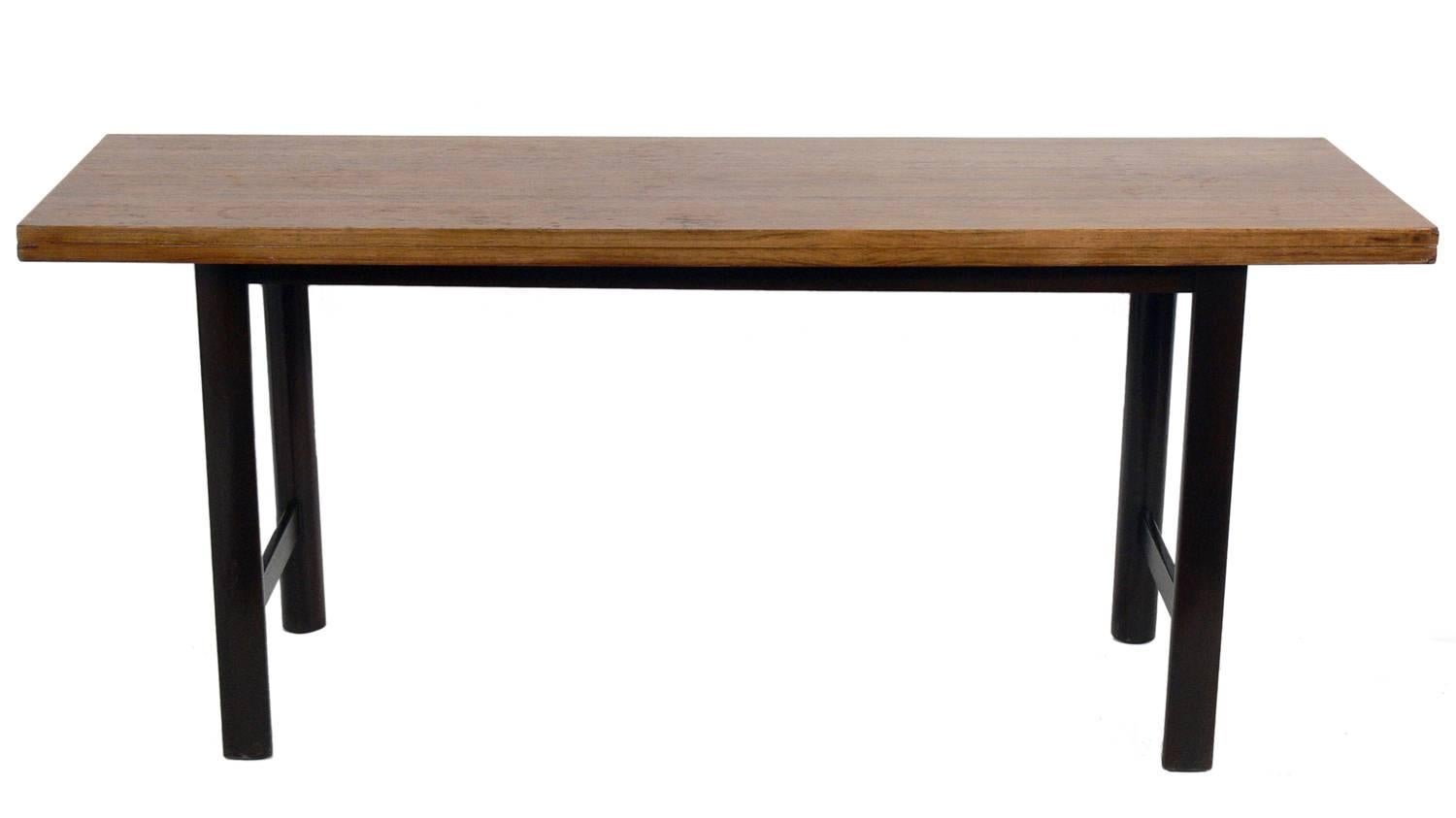 Mid-Century Modern Ingenious Dunbar Rosewood Console Table Dining Table