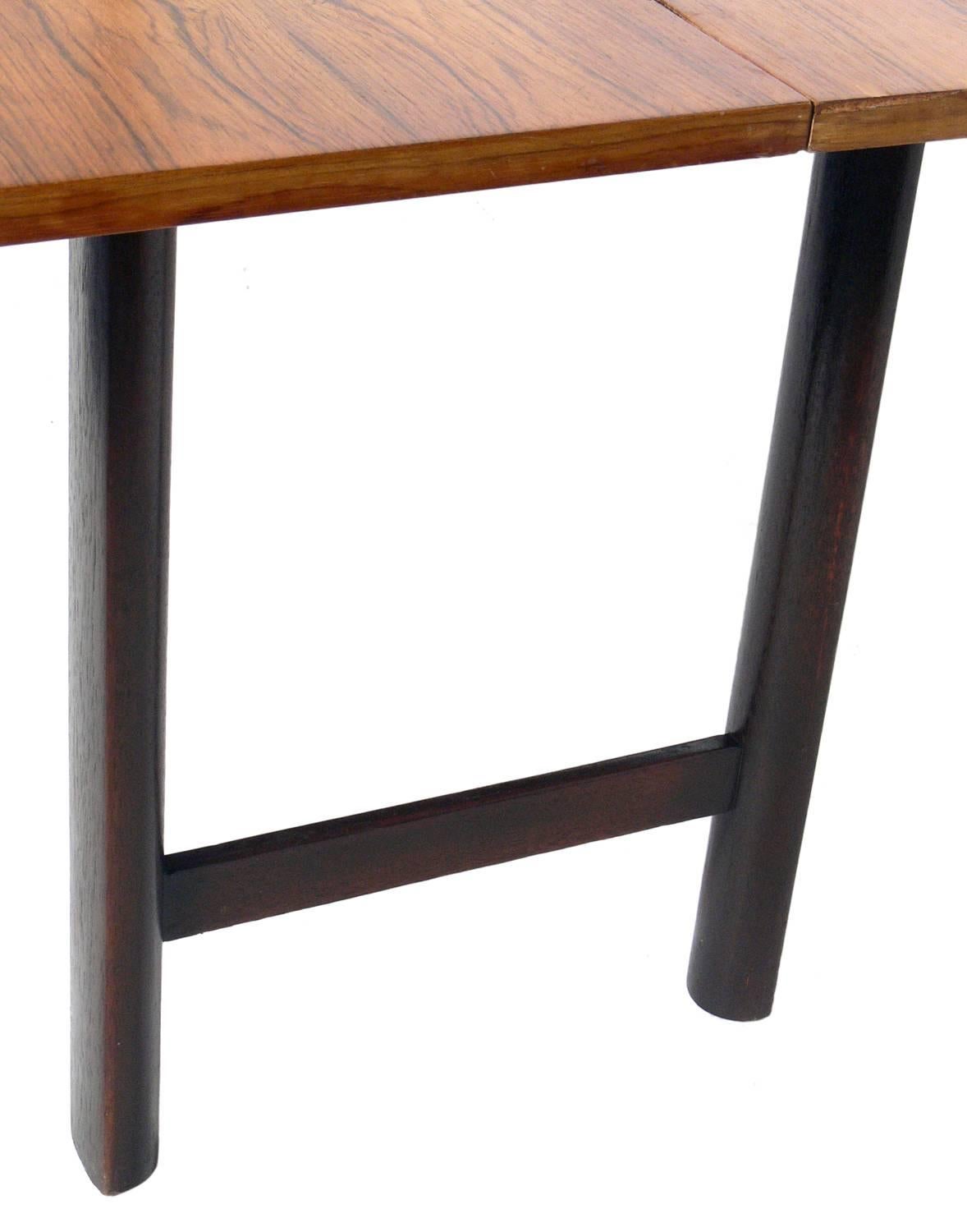Ingenious Dunbar Rosewood Console Table Dining Table In Good Condition In Atlanta, GA
