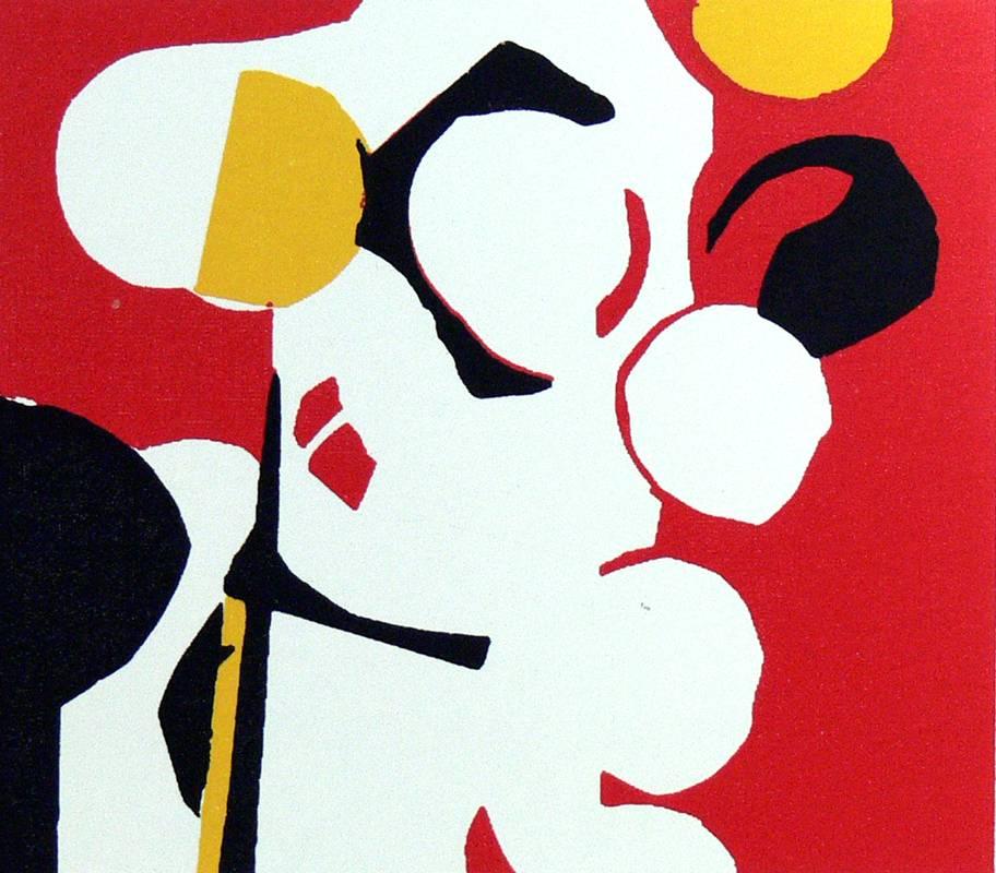 Suite aus sieben abstrakten Lithografien von Josef Albers aus der Interaktion von Farben (Mitte des 20. Jahrhunderts) im Angebot
