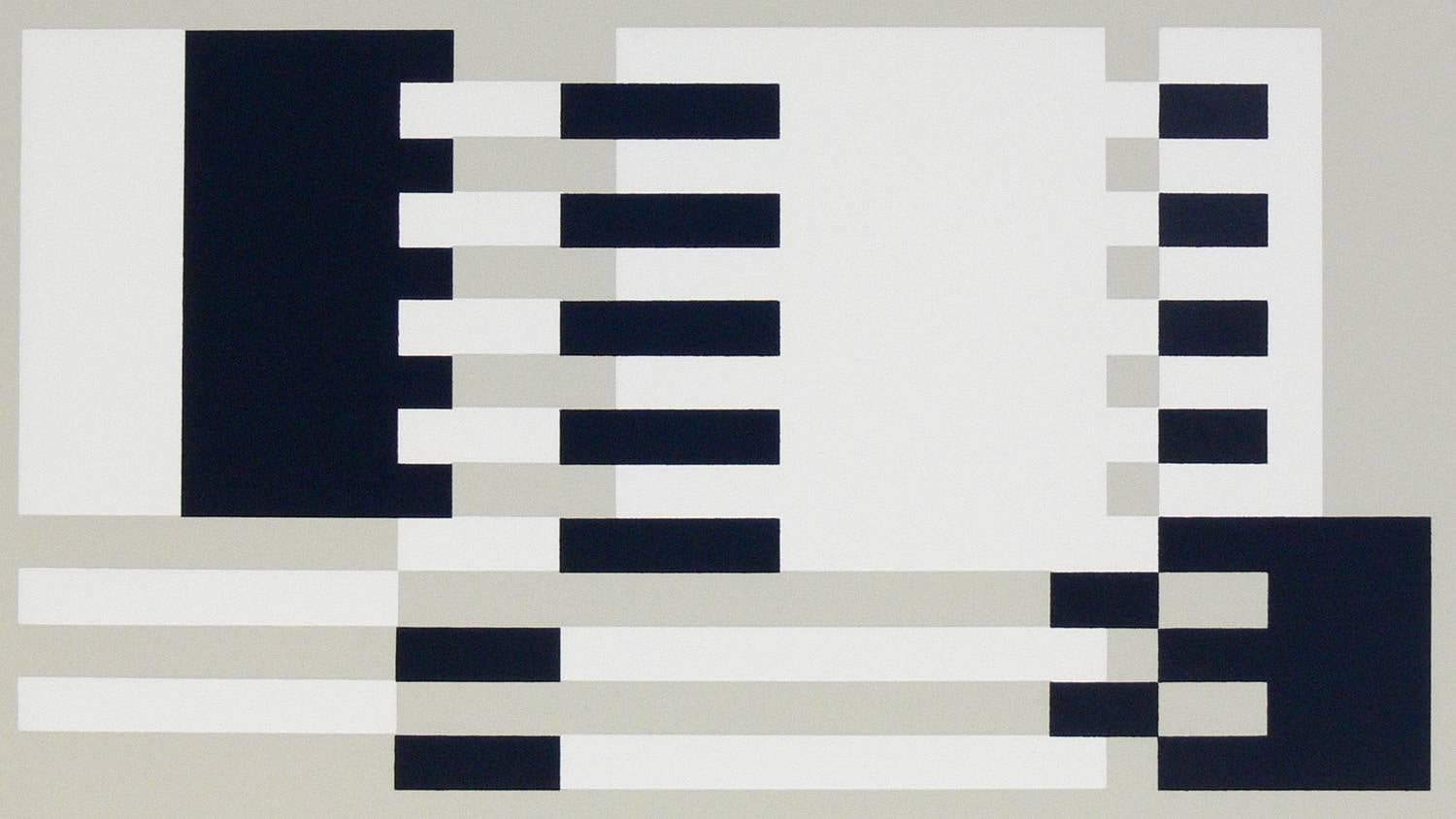 Mid-Century Modern Pair of Lithographs by Josef Albers from Formulation and Articulation