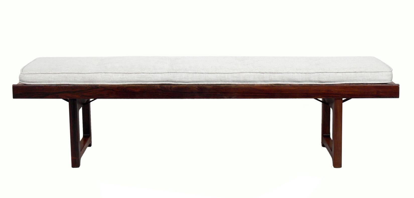 Mid-Century Modern Danish Modern Rosewood Bench or Table by Bruksbo
