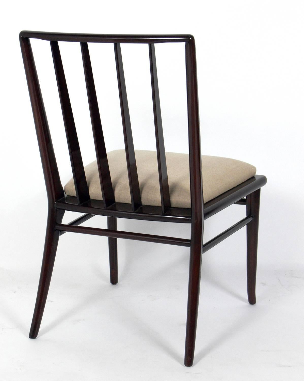 American Set of Four Dining Chairs by T.H. Robsjohn-Gibbings