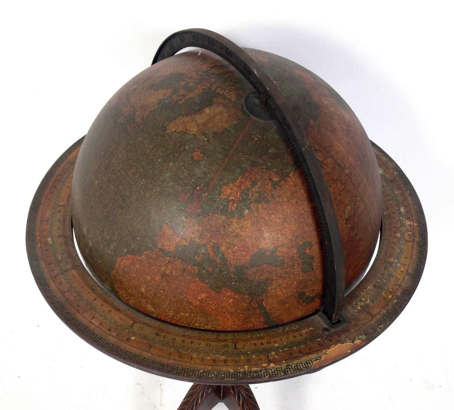 antique globe for sale