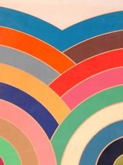 Large-Scale Color Lithograph by Frank Stella