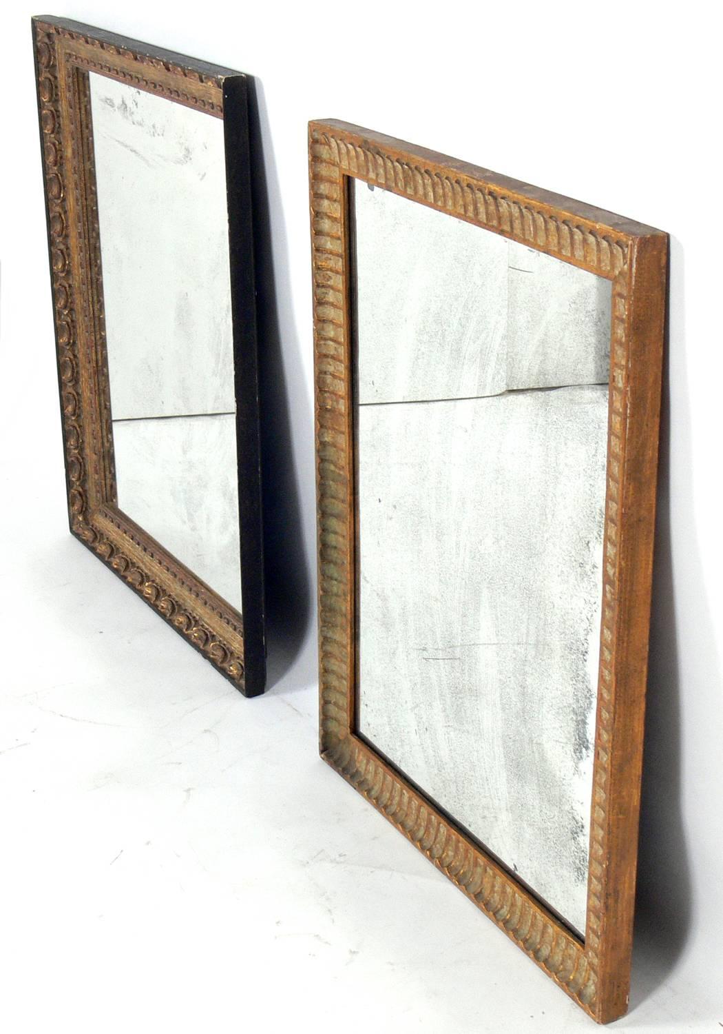American Giltwood Antiqued Mirrors