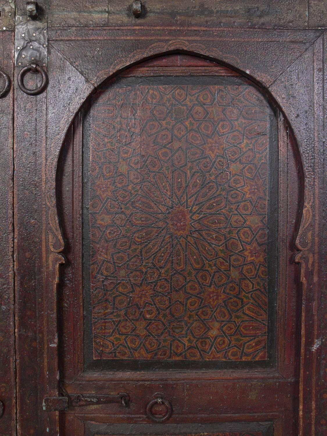 antique painted doors