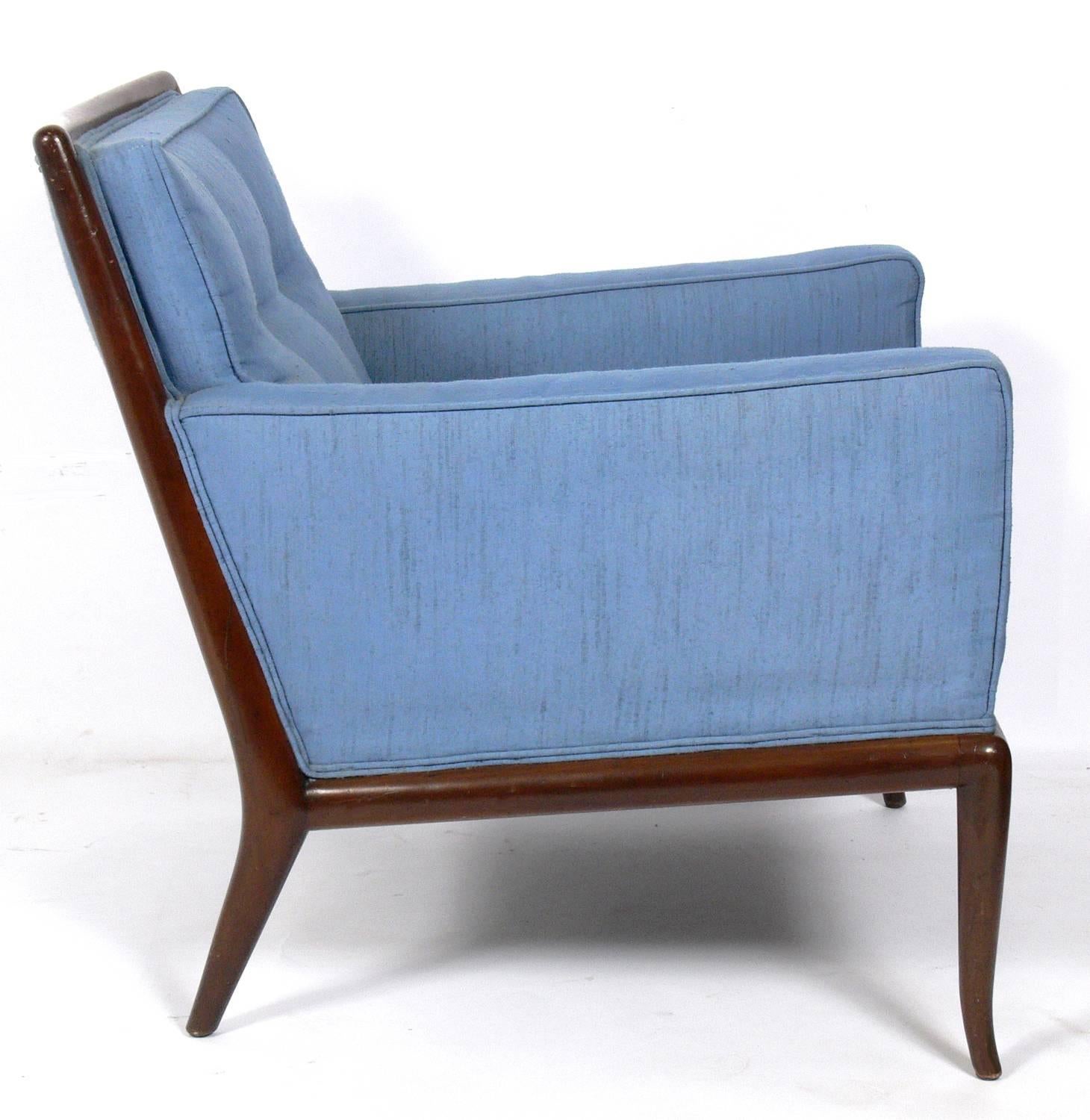 Mid-Century Modern Pair of Lounge Chairs by T.H. Robsjohn Gibbings