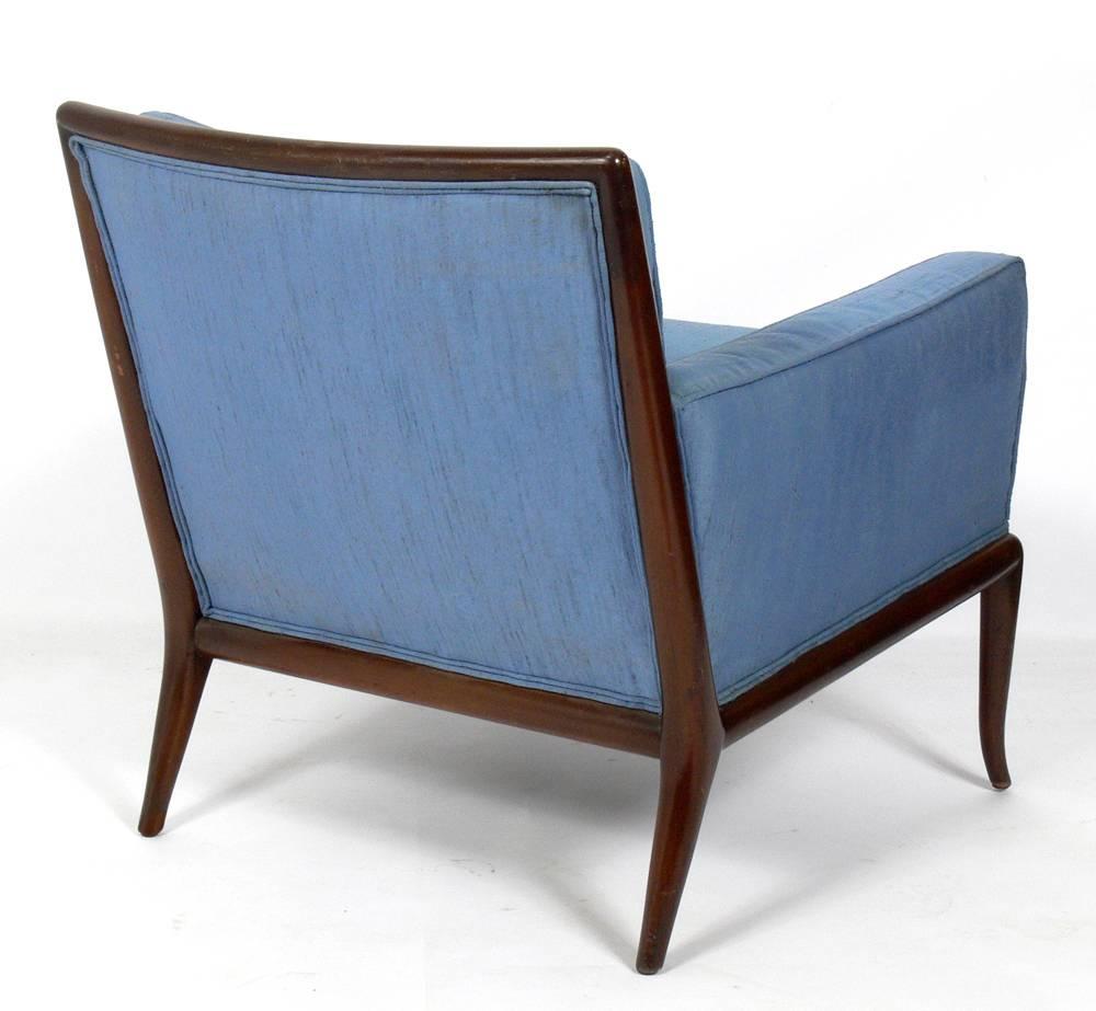 American Pair of Lounge Chairs by T.H. Robsjohn Gibbings