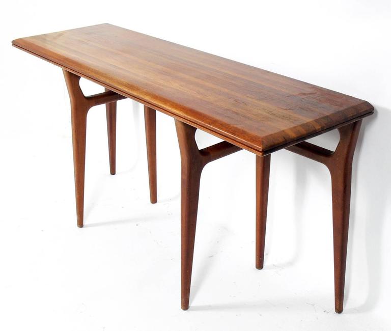 Modernist Italian Flip Top Console Table For At 1stdibs Modernist Italian Flip Top Console Table Possibly In The Manner Of Gio Ponti For